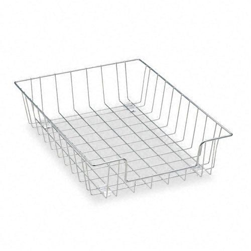 Fellowes Workstation Letter Desk Tray Organizer, Wire, Silver, EA - FEL60012