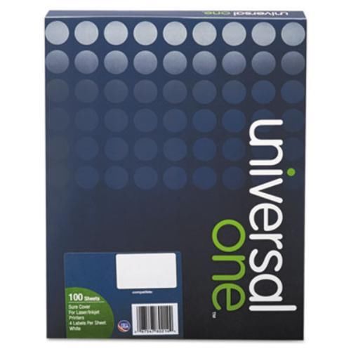 Universal office products 80224 weatherproof permanent adhesive labels, 3 1/3 x for sale