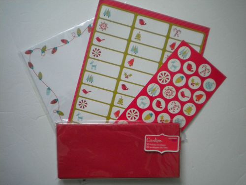 *NEW* ~ CHRISTMAS COMPUTER STATIONERY SHEETS, ADDRESS LABELS, ENVELOPES, SEALS