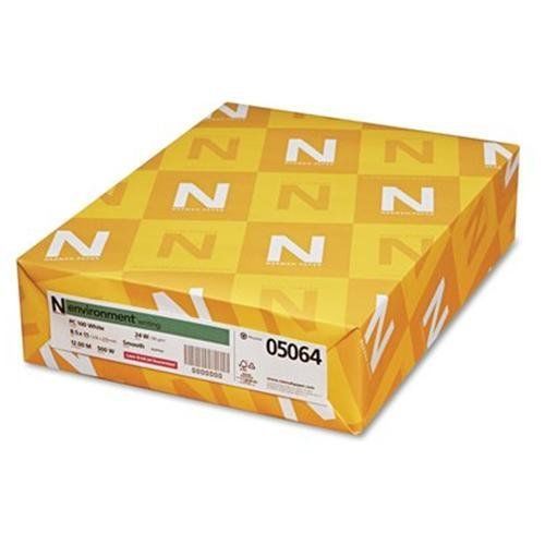 NEENAH PAPER 05064 Environment Premium Writing Paper, 24 Lbs., 8-1/2 X 11, Pc100