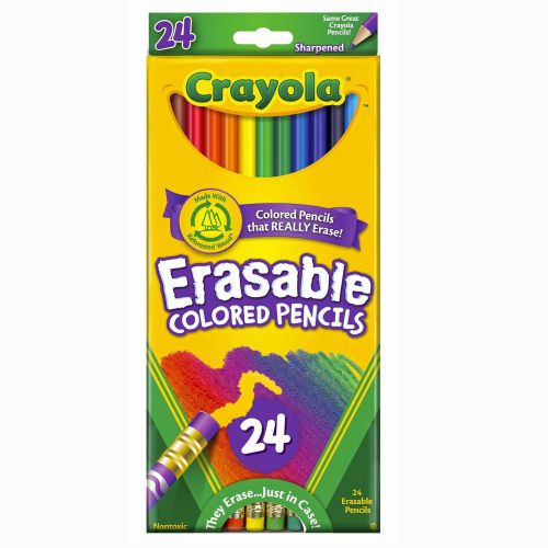 Crayola 24ct Erasable Colored Pencils