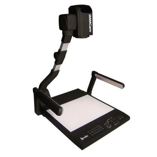 Immcam interactive multimedia desktop document camera with led light box for sale