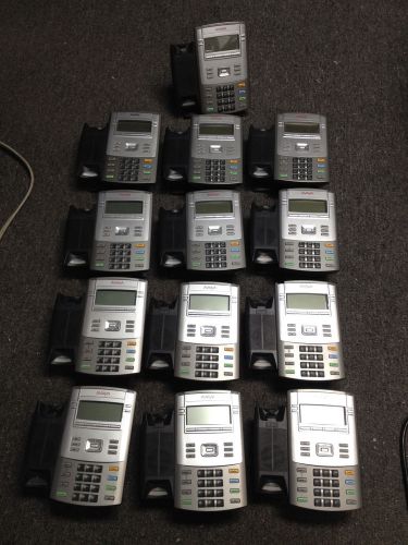 Lot of (13) NORTEL AVAYA 1120E - NTYS03 GREY IP BUISNESS PHONE