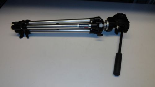 Bogen/Manfrotto 3126 Micro Fluid Head &amp; 3001 Tripod Video/Camera Italy