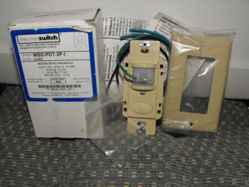 SENSOR SWITCH WSD-PDT-2P WALL SWITCH MOTION SENSOR 120/277V IVORY NEW IN BOX