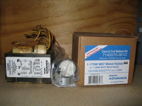 Phillips Advance Core &amp;Coil Ballast Kit 71A5570-001D Free USA Ship NIB 175 Watt