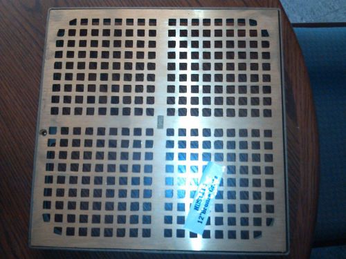 12&#034; x 12&#034; square nds manganese bronze grate (1214) for sale