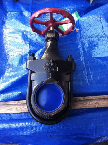 “NEW SURPLUS” Ever Flanged KNIFE GATE VALVE, 4&#034; Cast Iron Class 100