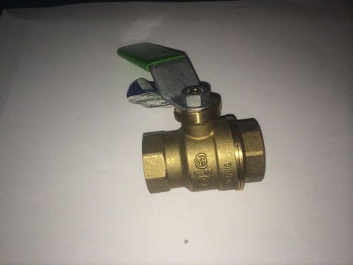 Homewerks VBVFPSB4B 3/4&#034; Brass Ball Valve Female Thread x Female Thread