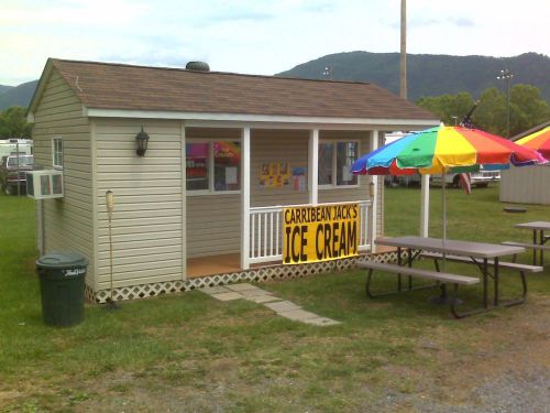 Portable Commercial Building 12&#039; x 20&#039; U move Ice Cream, Expresso, Pizza, BBQ