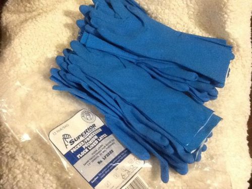 12 NEW PAIR MENS SMALL SIZE 7 PACKER FOOD PROCESSING PREMIUM FLOCK LINED GLOVES