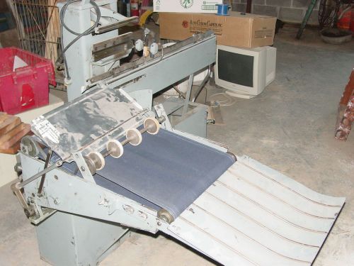 Rosback 202 double head saddle stitcher book binding machine will sell parts for sale