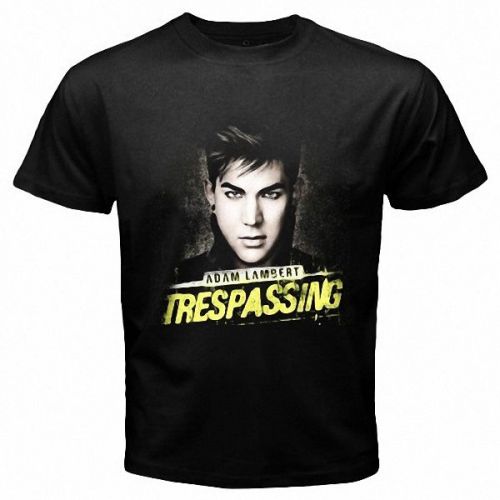 New Adam Lambert Music Rock Band Mens Black T-Shirt Size S, M, L, XL, XXL, XXXL