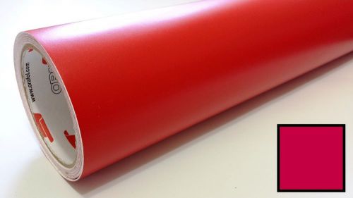 Matte Red Vinyl Graphics Wrap Sticker Sheet Film Roll Overlay Craft &amp; Cut 24&#034;