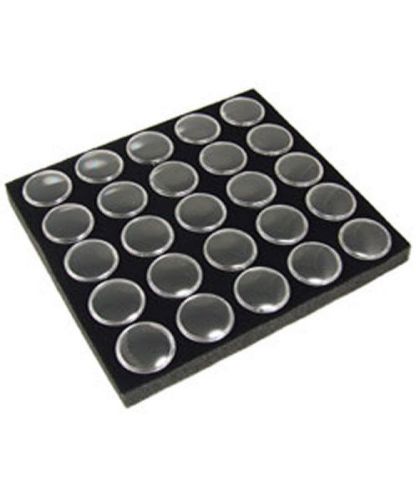 GEM JAR TRAY INSERT 25 JARS BLACK