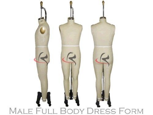 Professional Working Dress form, Male Mannequin,Full Size 40, w/Legs
