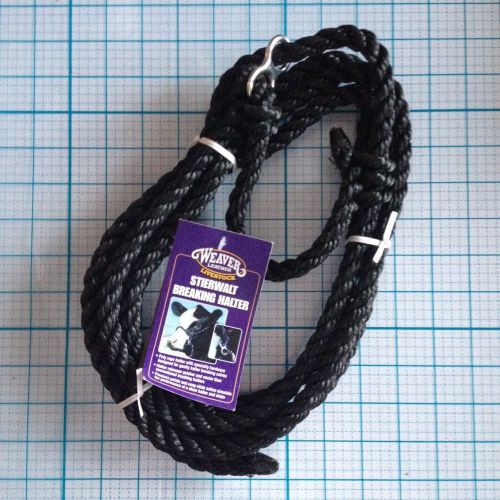 NEW WEAVER LEATHER CALVE BREAKING HALTER - 7&#039; - KIRK STIERWALT - 35-7910-H10