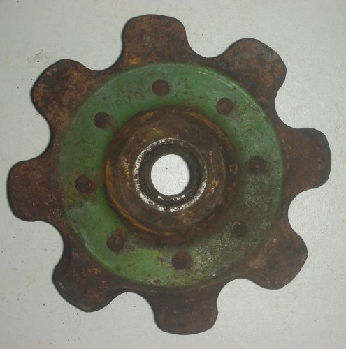 Iron Gear 8 Teeth 4.75&#034; d Old Farm Antique Primitive Steampunk Decor  Art     a