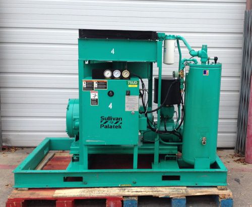 75hp palatek screw compressor, # 603 for sale