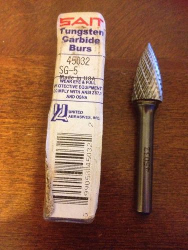 SAIT Tungsten Carbide Large Christmas Tree Bur 45032 SG-5 Brand New!