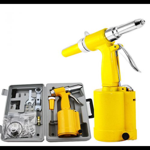 3/16&#034; Air Rivet Gun w/Case Riveting Tool Pop Riveter 85-100 PSI