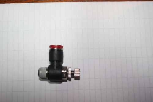 CDC PNEUMATICS FLOW CONTROL VALVE METER-IN  1/8  NPT X 1/4 OD TUBE  NNB