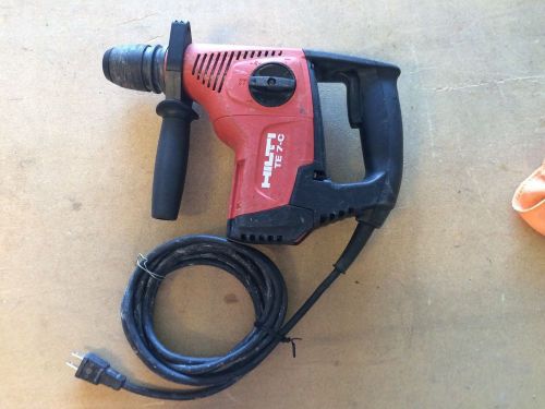 HILTI TE 7-C HAMMER DRILL WITH SDS PLUS CHUCK