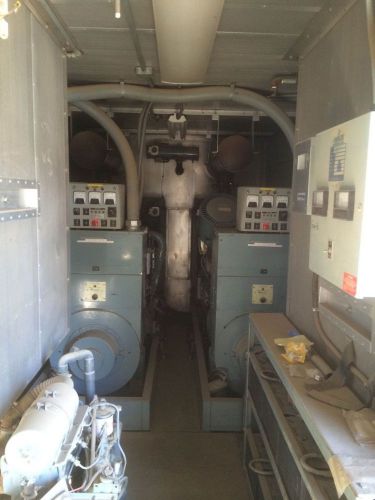 450 kw generator twin 6-71t detroit diesels 40 foot 1800 rpm low hours! for sale