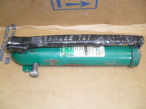 greenlee 767 hydraulic pump