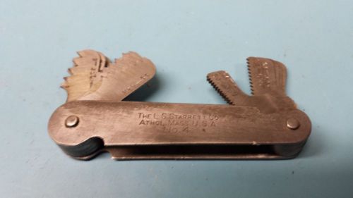 STARRETT No. 4 Pitch gage