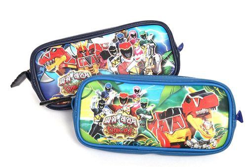 [Power Rangers] Dino Force Kid Boy Round Soft Pencil Case Pouch KA2558