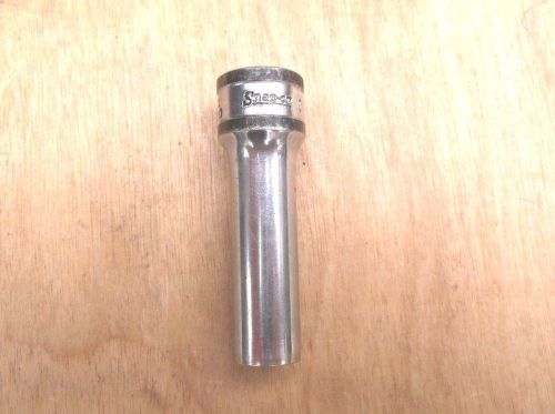 VINTAGE SNAP-ON TOOLS 3/8&#034; DRIVE 9MM DEEP CHROME SOCKET 6-POINT SFSM9