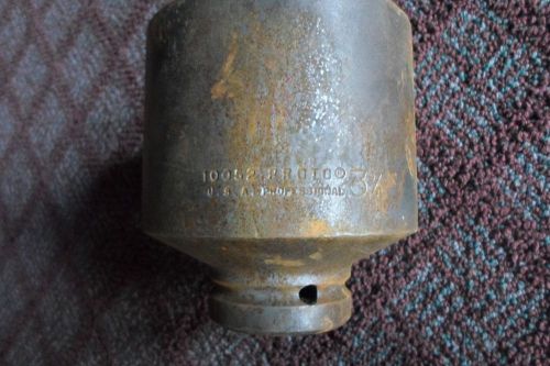 Proto 3 1/4 inch impact socket 1&#034; drive 10052 made in usa for sale