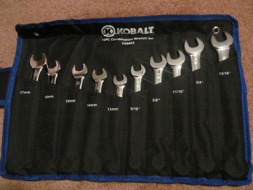 KOBALT Combo Wrench Set  13 - 17 mm 9/16 - 13/16 SAE