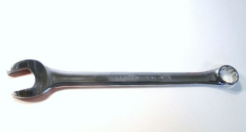 HUGE KAL - USA 1-1/4&#034; COMBINATION CHROME WRENCH MODEL 3240