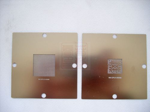 80X80 NEW For Wii CPU WII GPU BGA Stencil template Set