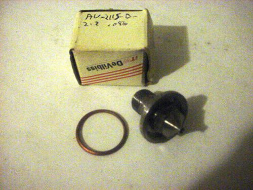 Devilbiss paint spray gun air nozzles part no. AV-2115-D-2.2 .086 NOS parts