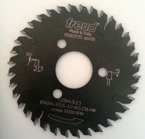 Freud Industrial Conical Scoring Saw Blade LI25M43PI3 200mmX4.3-5.5X65mmX36T