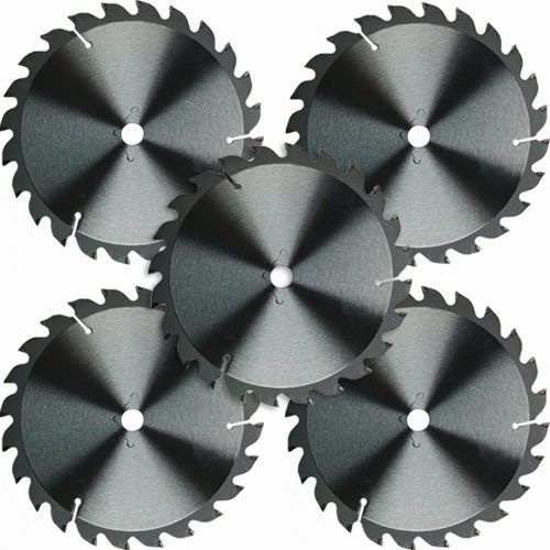 (5) 7.25&#034; 24 TOOTH PRO-SERIES CIRCULAR GENERAL PURPOSE SAW BLADE (WOOD)