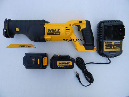 Dewalt dcs380 20v reciprocating saw,2 dcb200 3.0 batteries,dcb101 charge 20 volt for sale