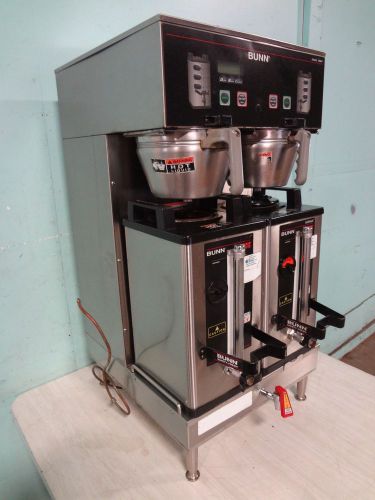 &#034;BUNN&#034; COMMERCIAL DIGITAL COFFEE BREWER, w/HOT WATER SPIGOT, SATELLITE DISPENSER