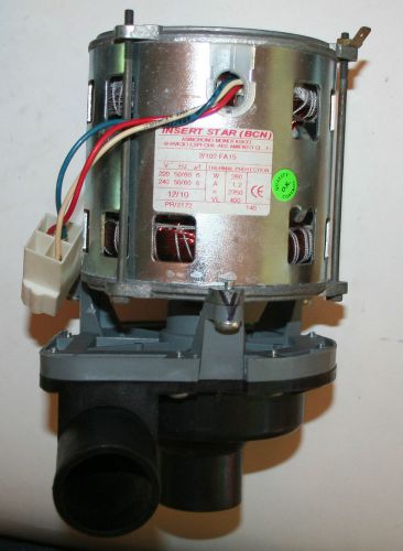 Insert Star asynchronous single phase dishwasher motor pump 2/102/FA15