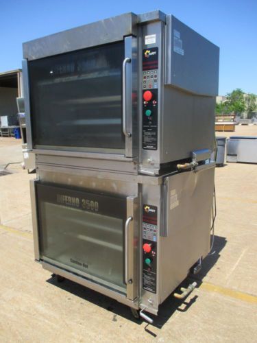 HARDT 3500 GAS DOUBLE STACK CHICKEN ROTISSERIE OVEN . MFG 2009