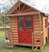 Concession Trailer 10&#039;6 x 7&#039;6 looks like a log cabin!