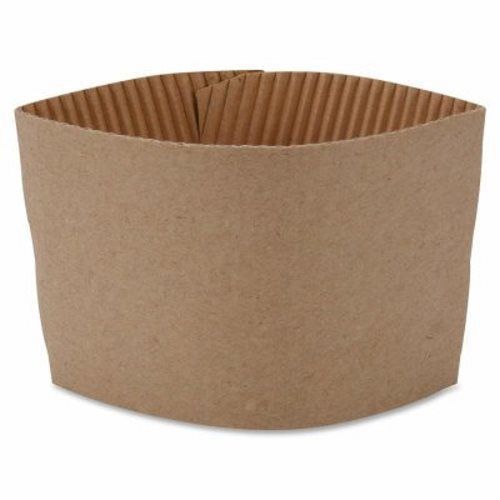 Genuine Joe Cup Sleeves, 10oz.-16-oz., Corrugated, 1000/CT, Brown (GJO19049CT)