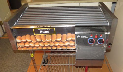 Star grill max pro commercial #50  hot dog roller grill - bun warmer 32&#034; for sale