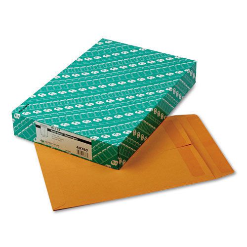 Redi-seal catalog envelope, 10 x 13, brown kraft, 100/box for sale