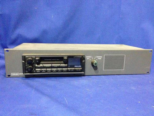 RAULAND-BORG MCX300 TUNER/CASSETTE PLAYER PHILLIPS 520 PA SYSTEM INTERCOM PANEL