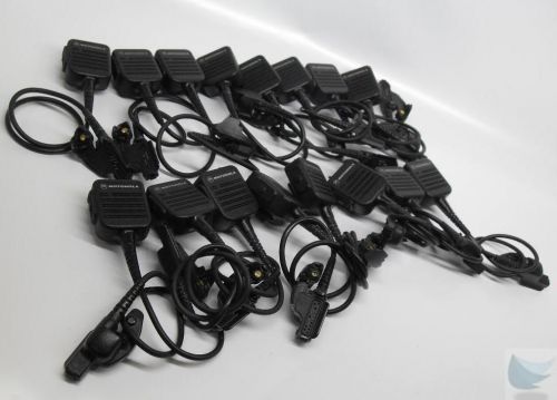 Lot of 16 Motorola NMN6250A Public Safety Speaker Microphone Handheld Mic