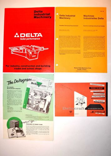 DELTA 4 PC CATALOG AND ADVERTISEMENT GROUP #RR279 Deltagram Deltacraft Beaver